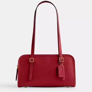 Coach Swing Zip Bag in Ruby